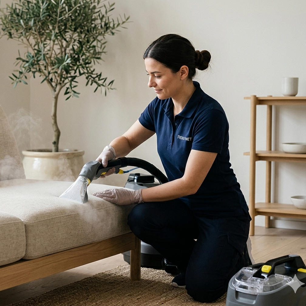 Nettoyage de canapé par un technicien Proper Sofa